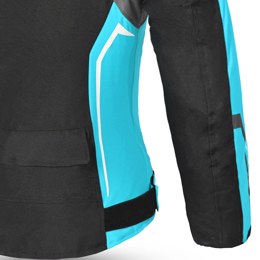 BELA ELANUR Moto Textile Women's Jackets Black Turquoise – 7 – Maximomoto PT