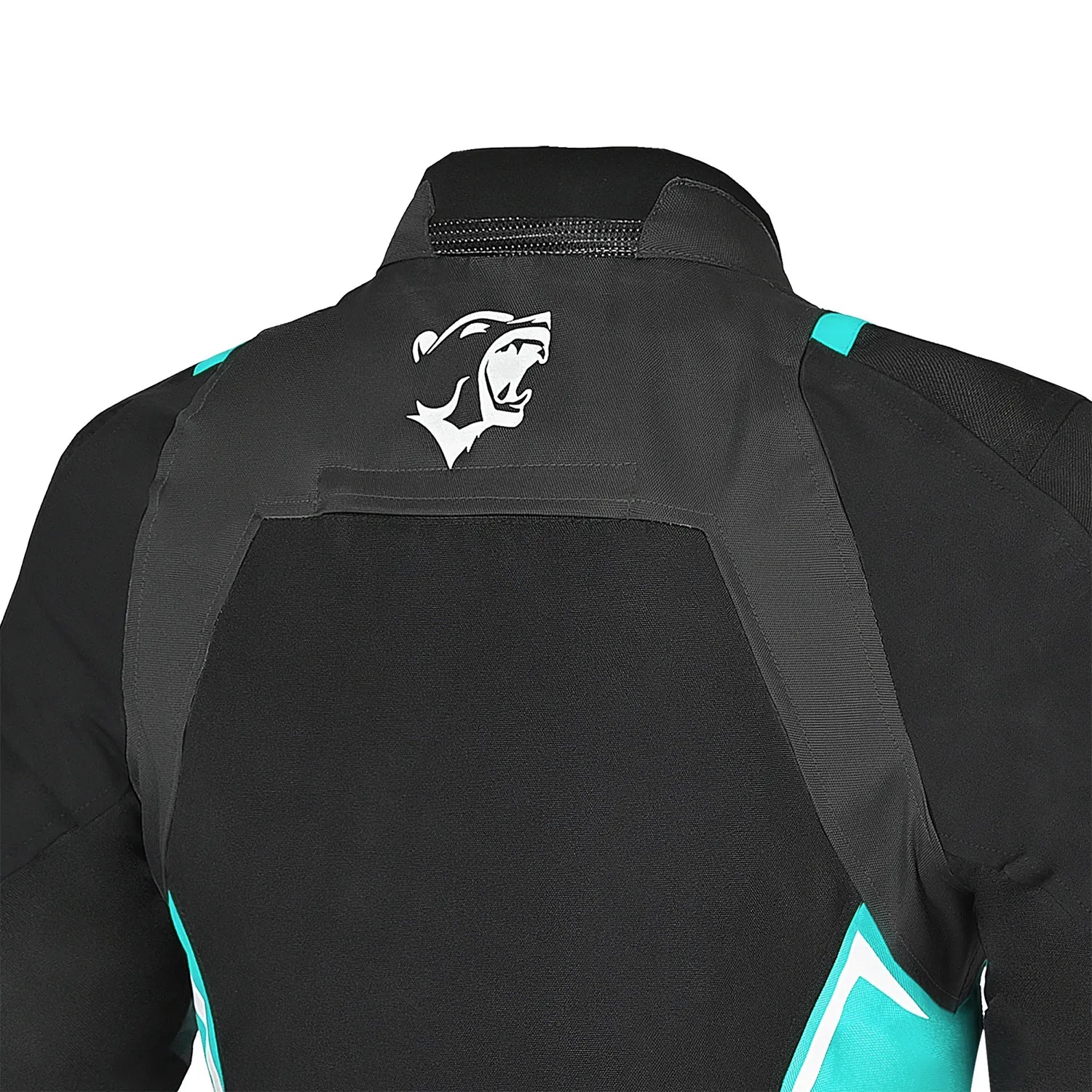 BELA ELANUR TEXTIL CASACOS DE MOTO SENHORA PRETO TURQUESA – 5 – Maximomoto PT