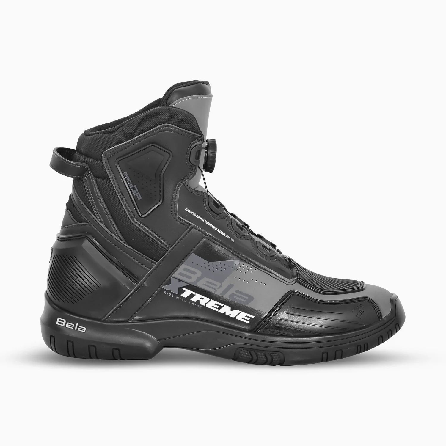 BELA EXTREME FORCE BOTAS DE MOTO PRETO CINZA – 2 – Maximomoto PT