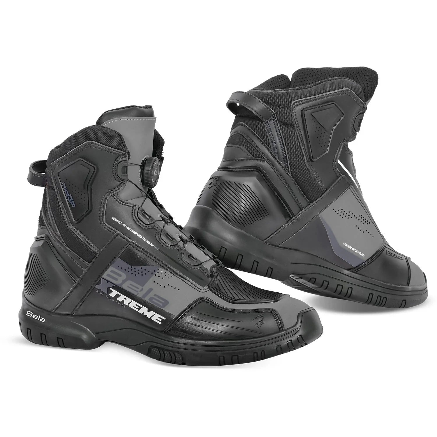 BELA EXTREME FORCE BOTAS DE MOTO PRETO CINZA – 1 – Maximomoto PT