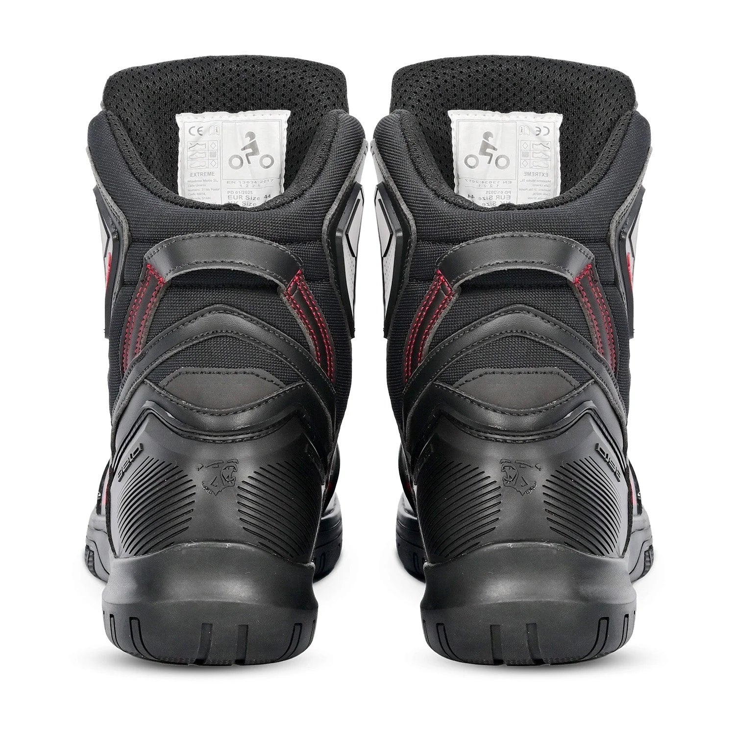 BELA EXTREME FORCE Motorcycle Boots Black Gray Red – 4 – Maximomoto PT