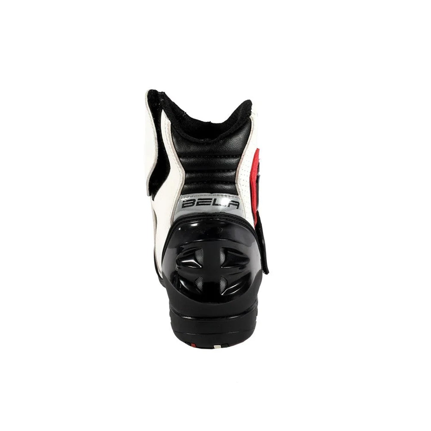 BELA FASTER Botas De Moto Couro Branco Vermelho – 7 – Maximomoto PT