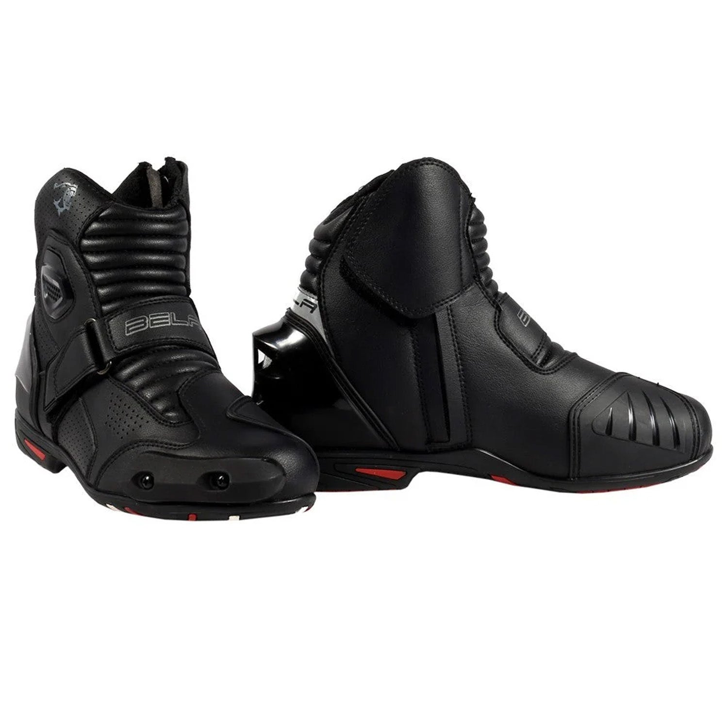 BELA FASTER Couro Motociclista Botas Preto – 1 – Maximomoto PT