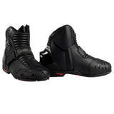 BELA FASTER Couro Motociclista Botas Preto