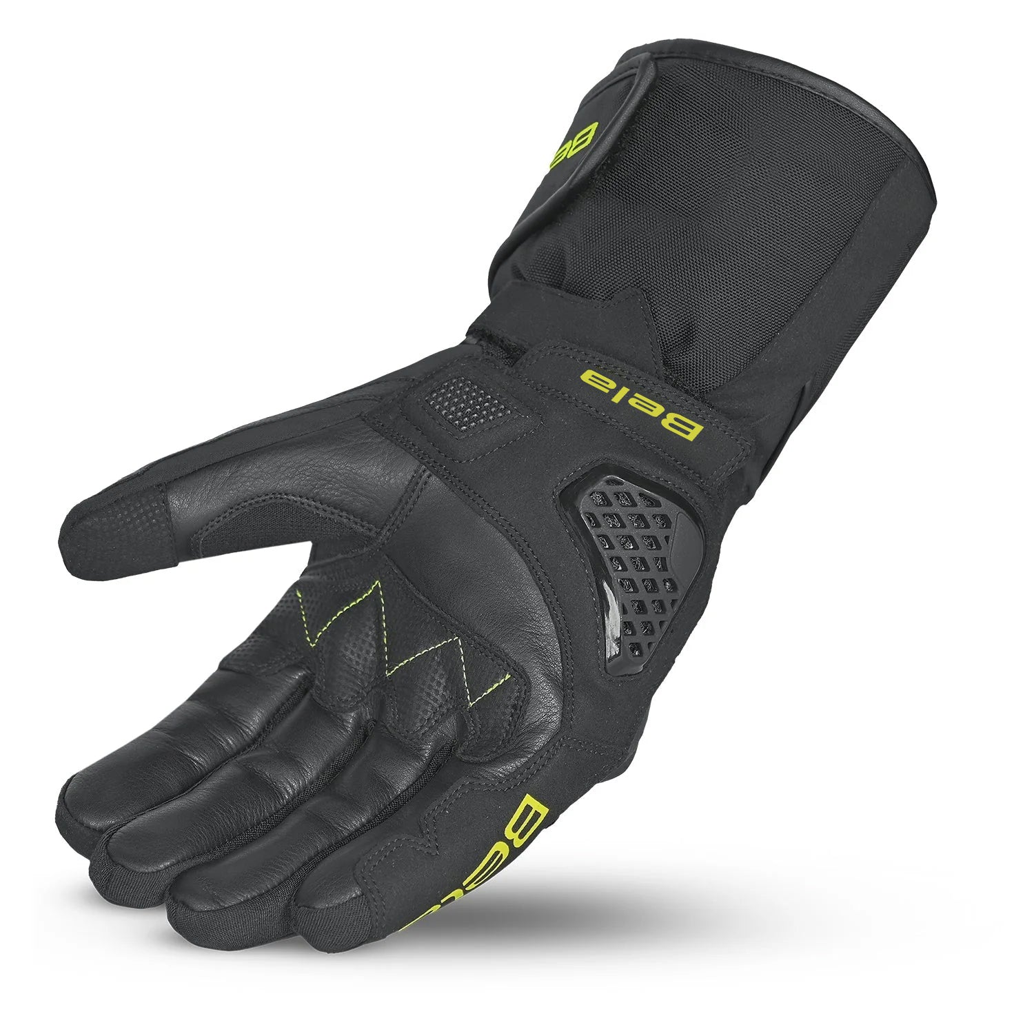BELA Frost Shield Luvas De Moto Verde Oliva Amarillo Flour – 3 – Maximomoto PT