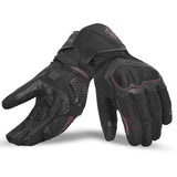 BELA FROST SHIELD Motorcycle Gloves Black Burgundy