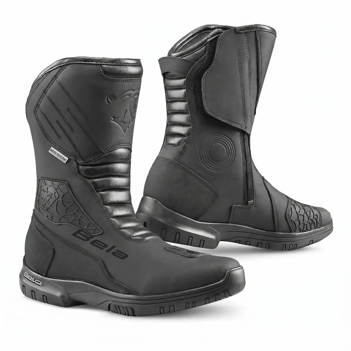 BELA GLADIATOR Moto Homem Touring Botas Preto