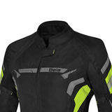 BELA HIGHLAND Casacos De Moto Textil Senhora Preto Cinza Amarelo
