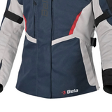 LINDA HURRICANE 3 IN 1 MUJER MOTO CHAQUETA BLUE HIELO ROJO