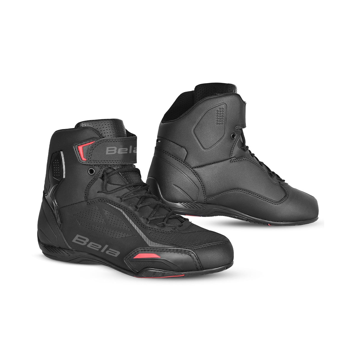 BELA JET EVO Moto Couro Botas Homem Preto