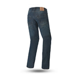 BELA KEVIN Denim Jeans Moto Homem Calcas Azul Sujo 32L