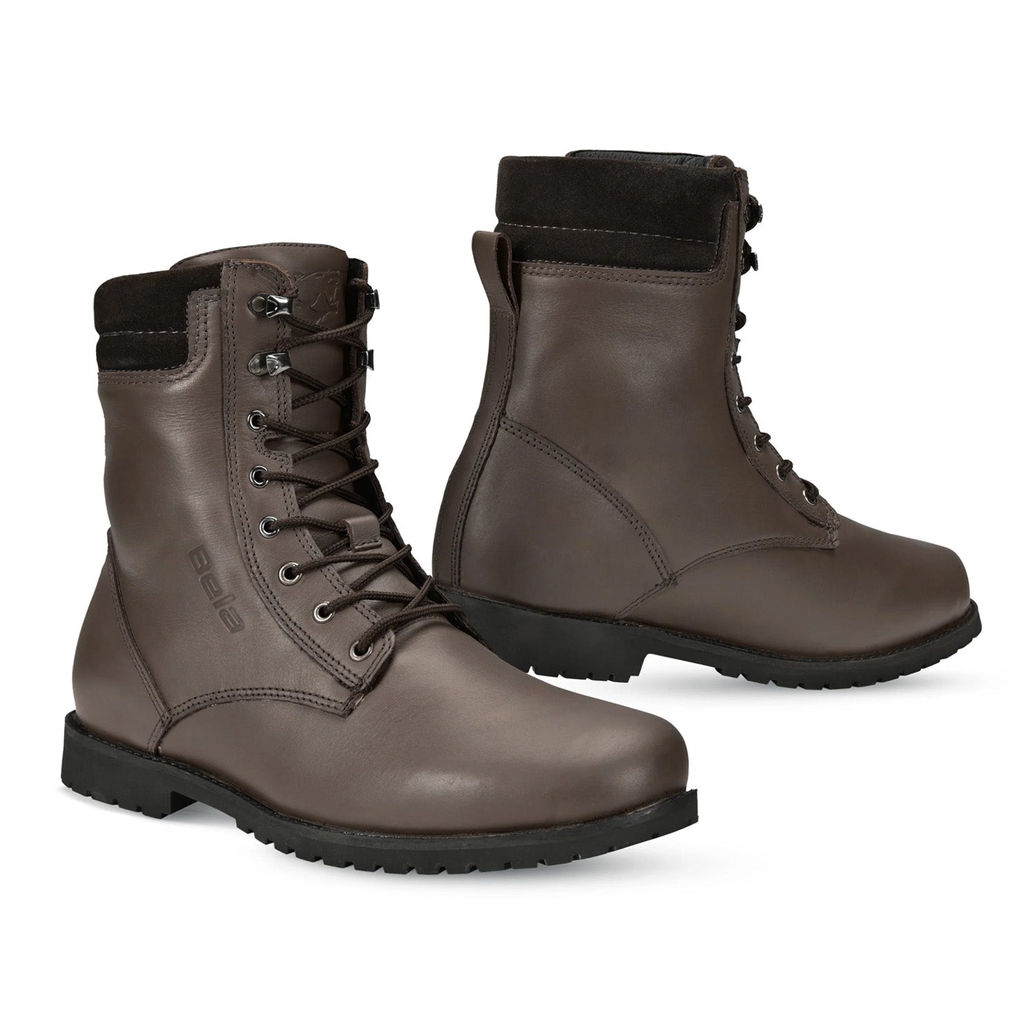 BELA LEGACY Motorcycle Leather Boots Brown – 1 – Maximomoto PT