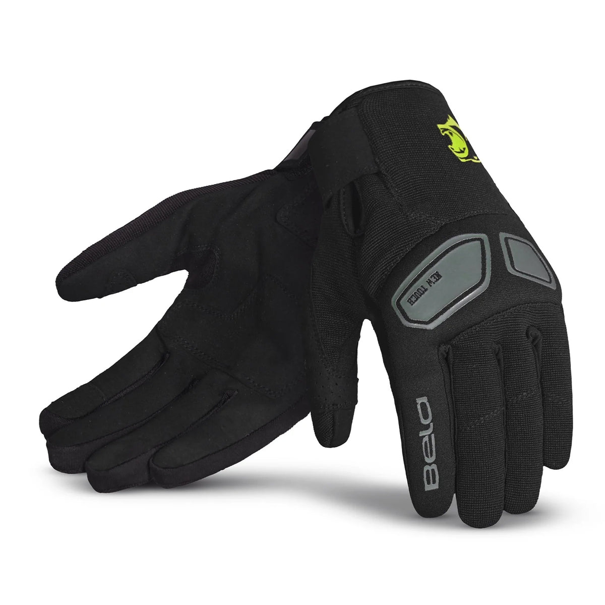 BELA LMBU 2 Luvas De Moto Textil Preto Cinza