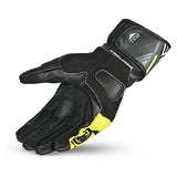 BELA LEMOX Moto Homem Luvas Preto Branco Amarelo