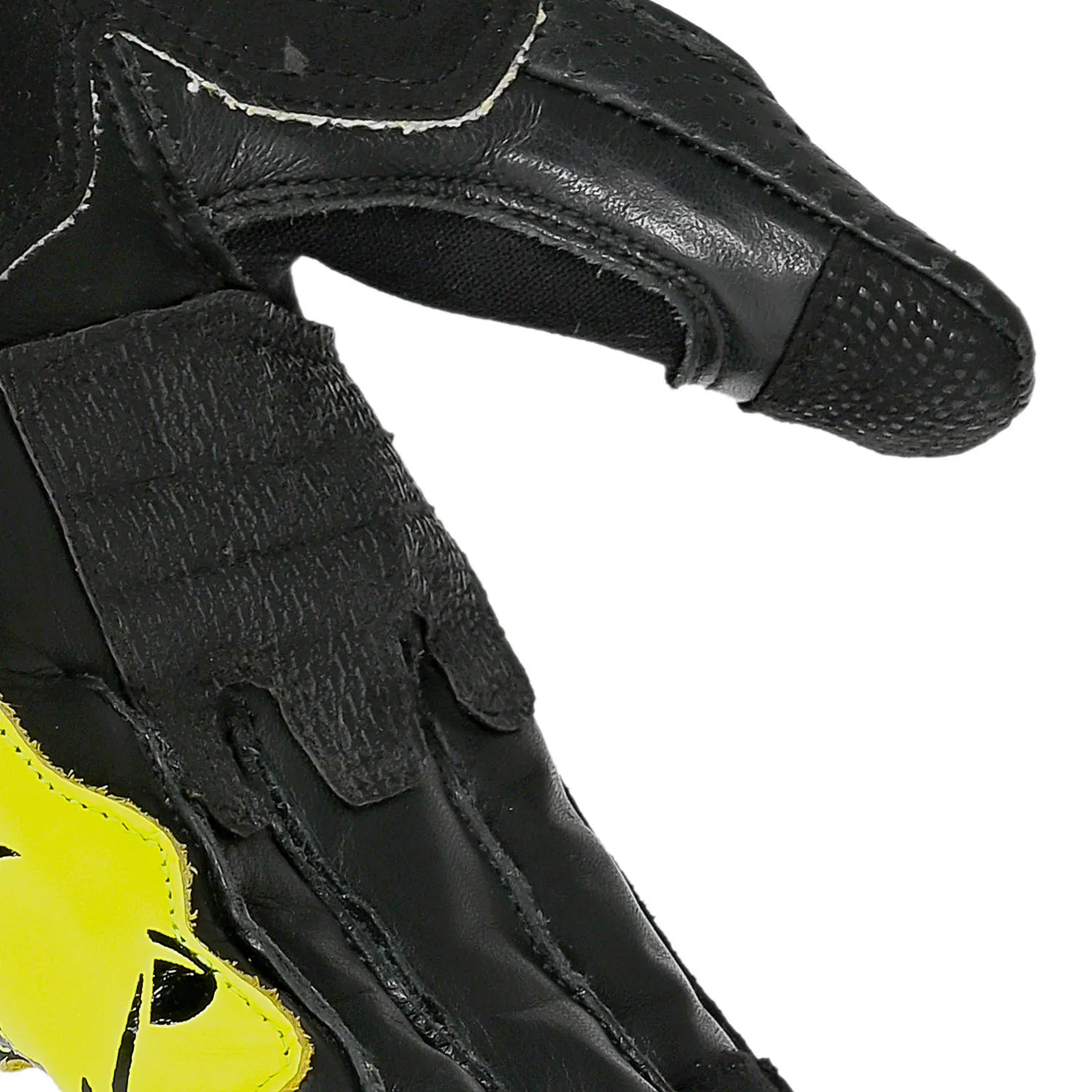 BELA LEMOX Luvas De Moto Homem Preto Branco Amarelo – 5 – Maximomoto PT