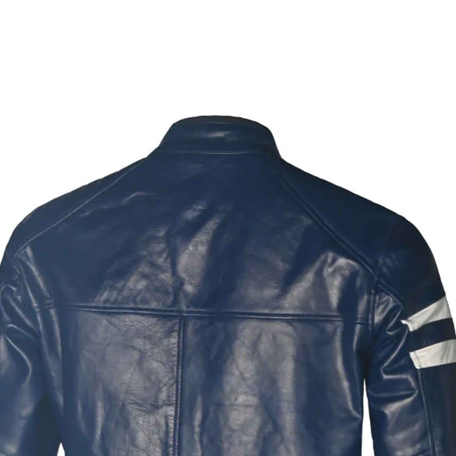 BELA MILANO Motorcycle Leather Fashion Jackets Blue White – 4 – Maximomoto PT