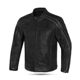 BEAUTIFUL NIGHT HAWK VINTAGE Motorcycle Leather Jackets Black Gray