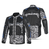 BELA ONSAKER Camouflage Motorcycle Textile Jackets Blue Black
