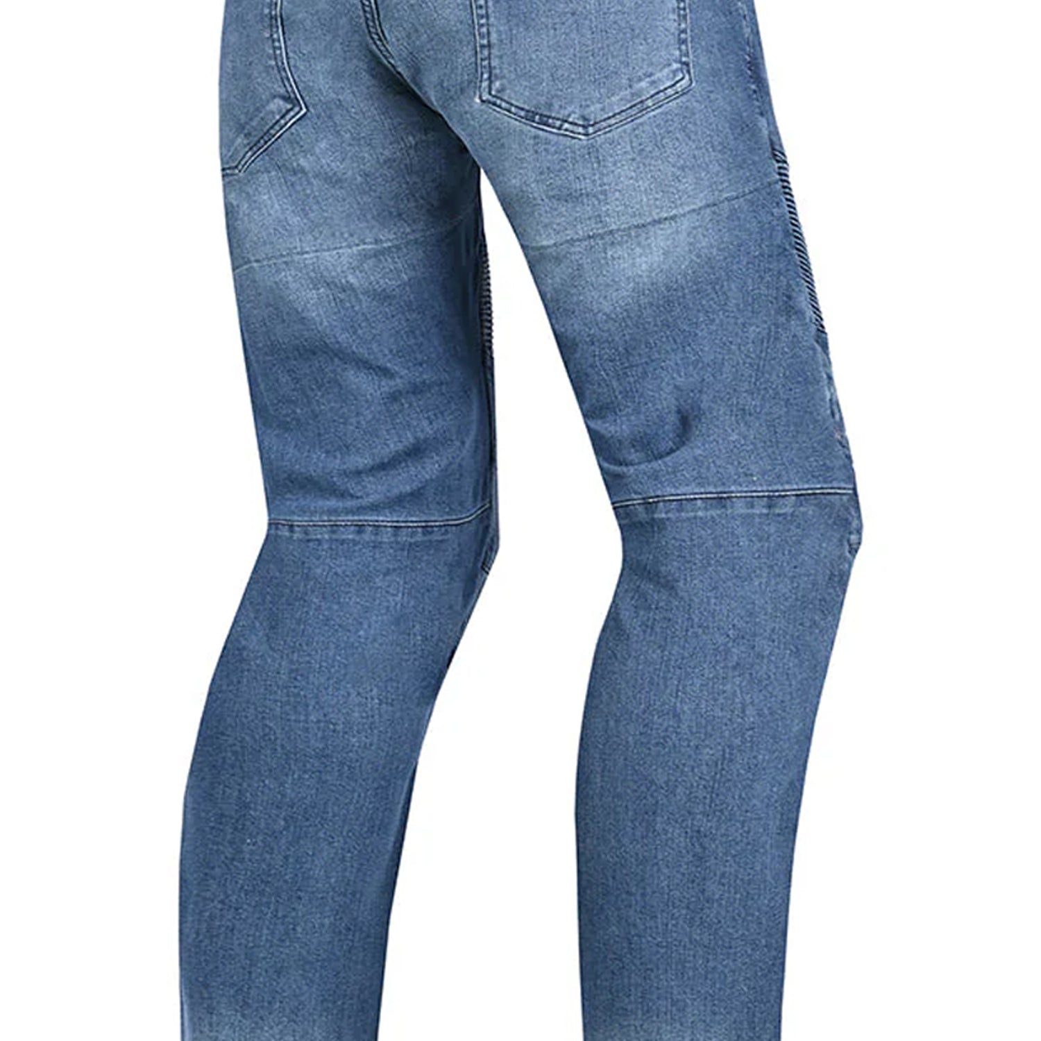 BELA PISTON Textile Denim Jeans Motorcycle Pants Blue 34L – 10 – Maximomoto PT