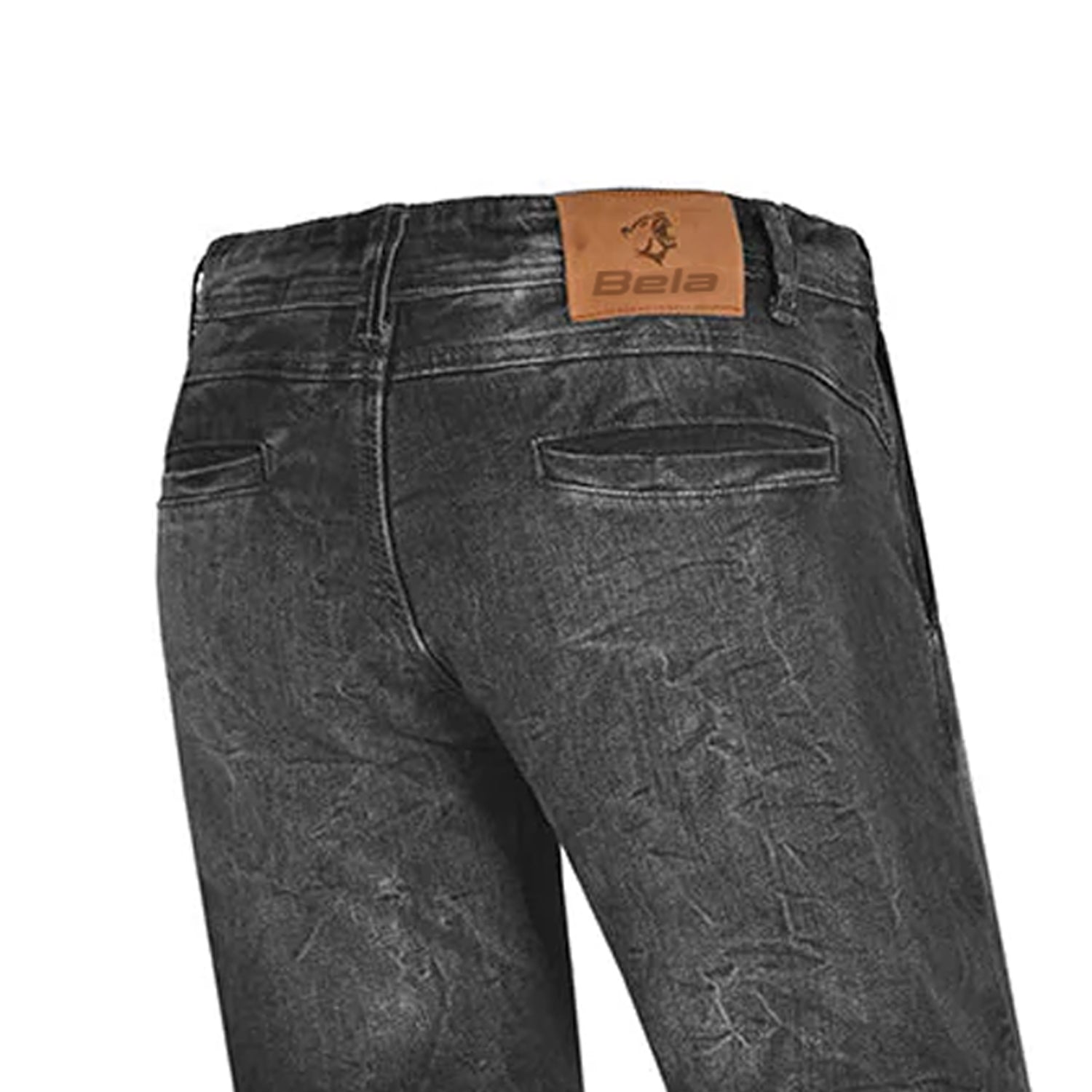 BELA PARKER Jeans Motorcycle Pants Black – 3 – Maximomoto PT