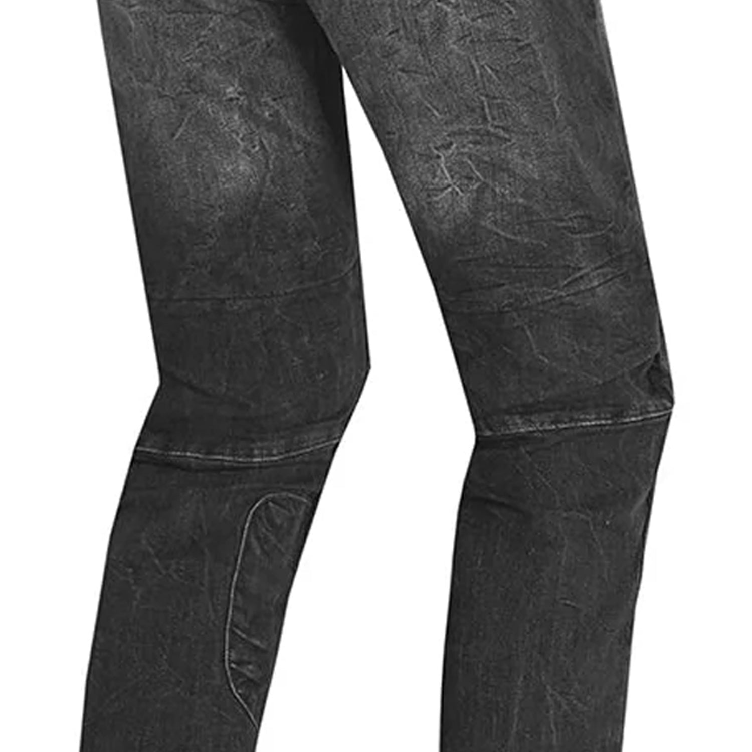 BELA PARKER Jeans Motorcycle Pants Black – 4 – Maximomoto PT