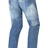 BELA PISTON Denim Jeans Moto Homem Calcas 32L Escuro Azul Spray