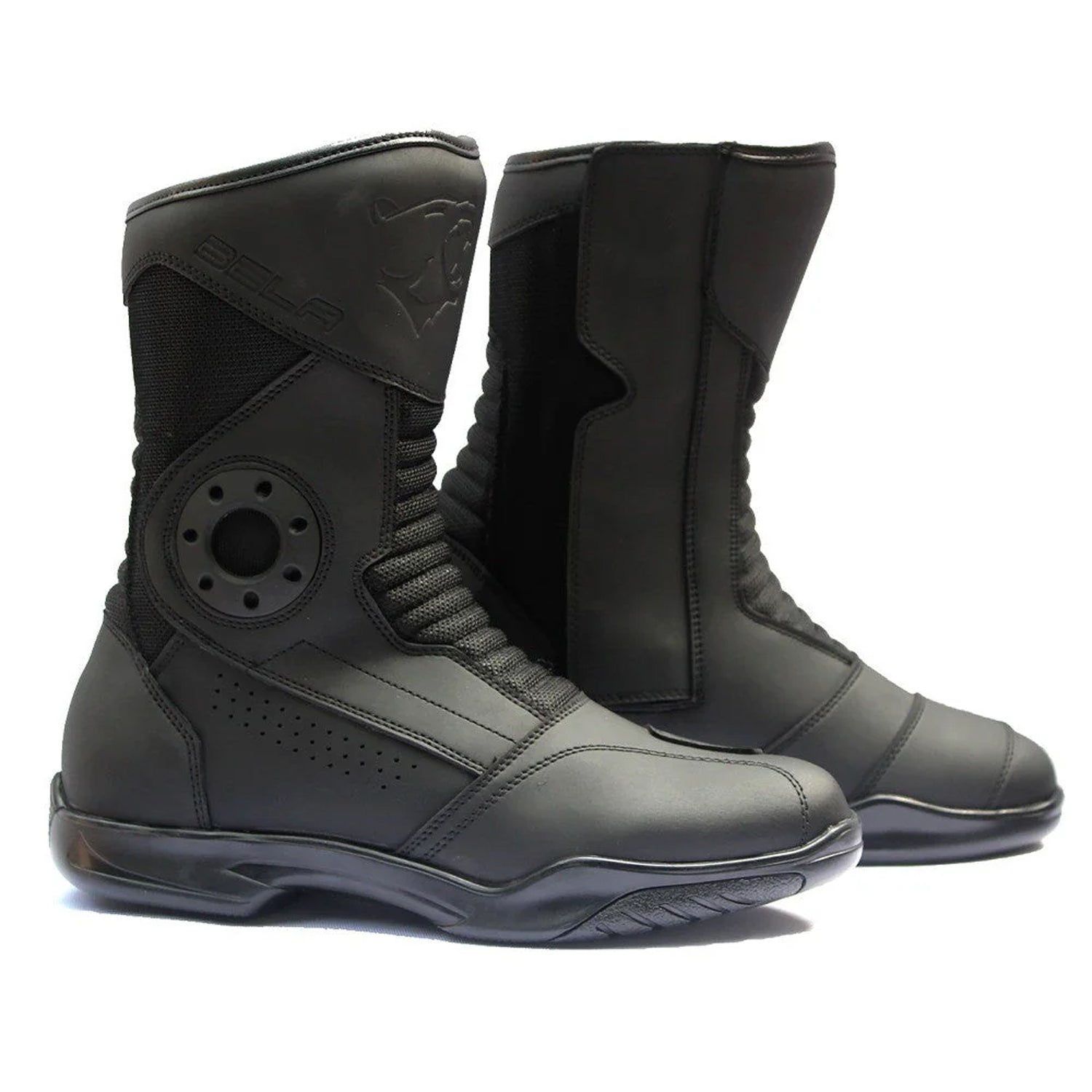 BELA Prime Longa Botas De Moto Homem Couro Preto – 1 – Maximomoto PT