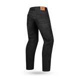 BELA RIO Denim Jeans Moto Homem Calcas Preto 32L