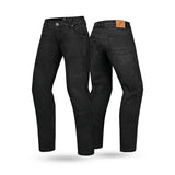 BELA RIO Denim Jeans Moto Homem Calcas Preto 32L