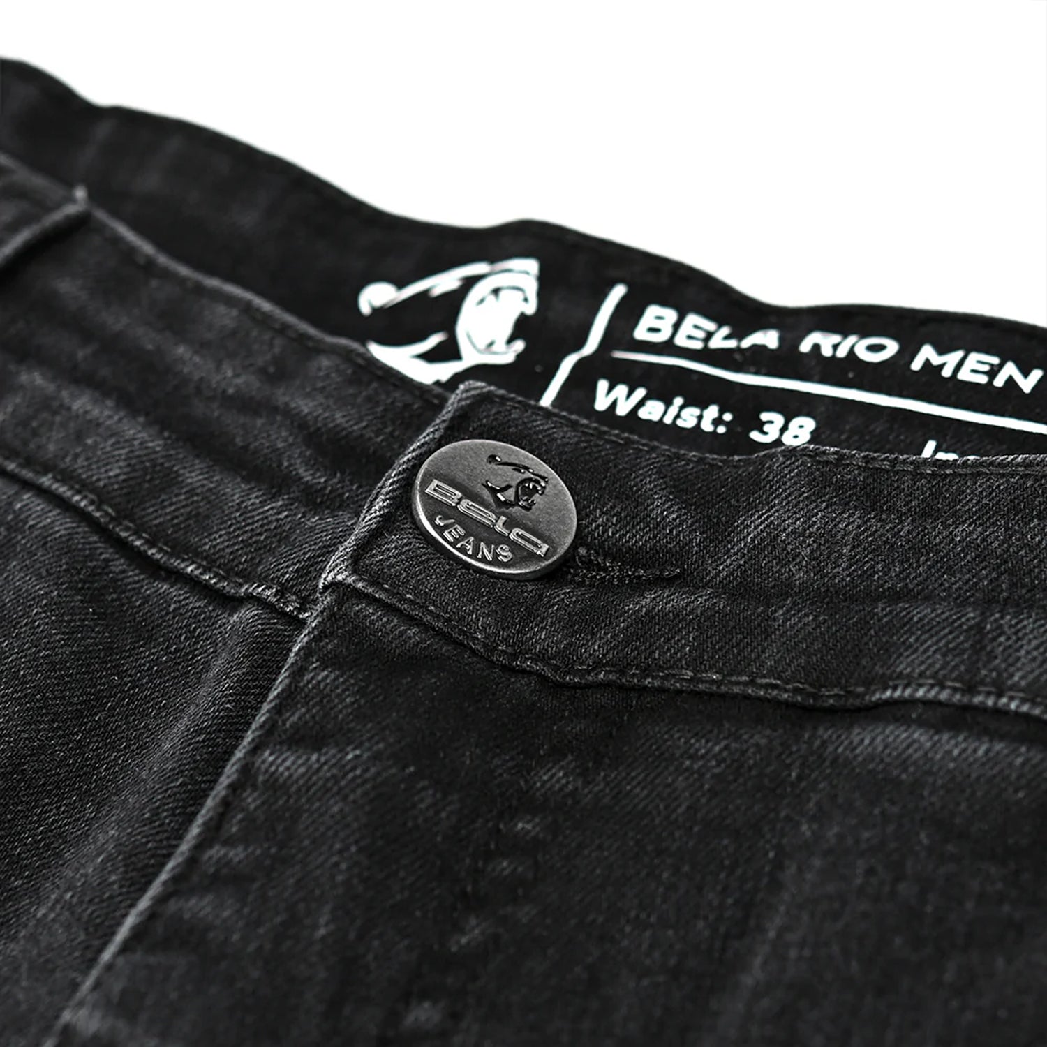BELA RIO Denim Jeans Moto Homem Calcas Preto 32L – 6 – Maximomoto PT
