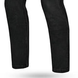 BELA RIO Denim Jeans Moto Homem Calcas Preto 32L