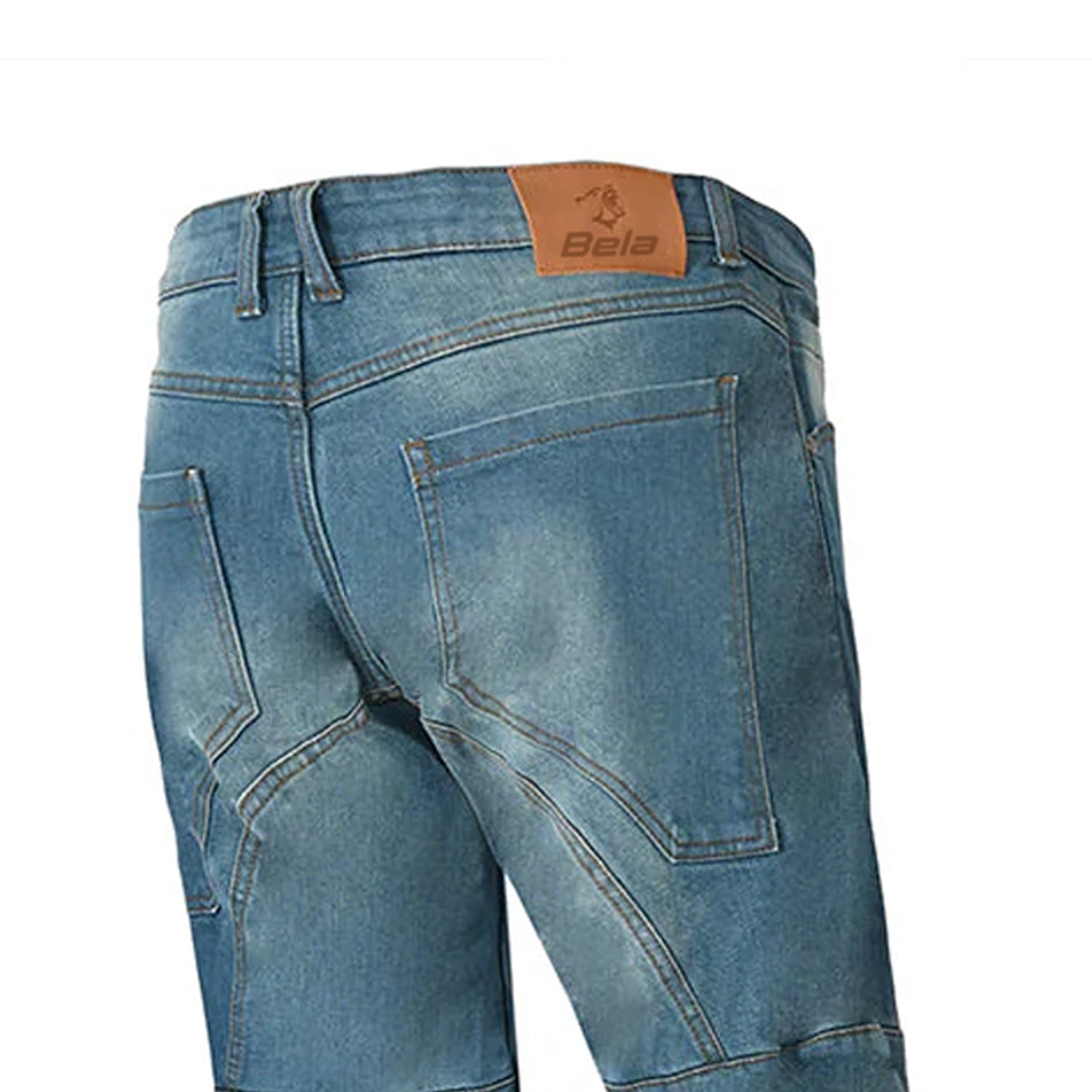 BELA ROCKER Jeans Moto Pants CE Approved AA Light Blue – 8 – Maximomoto PT