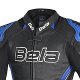 BELA Rocket Women's Motorcycle Leather Jackets Black Blue