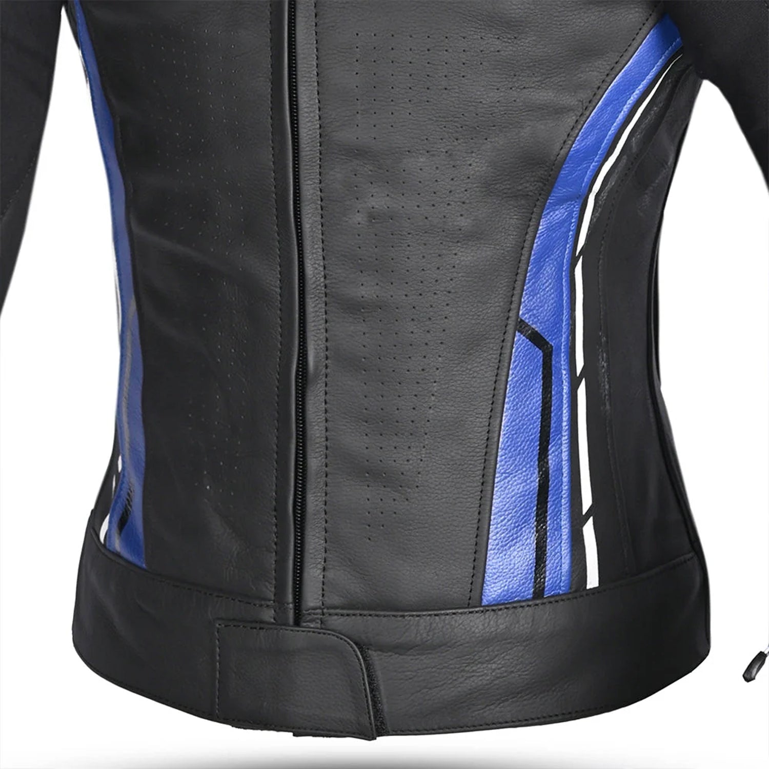 BELA Rocket Women's Motorcycle Leather Jackets Black Blue – 5 – Maximomoto PT