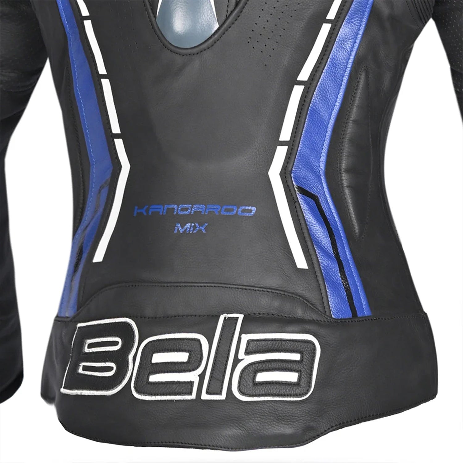 BELA Rocket Women's Motorcycle Leather Jackets Black Blue – 6 – Maximomoto PT