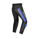 BELA ROCKET Moto Senhora Couro Calcs Preto Azul