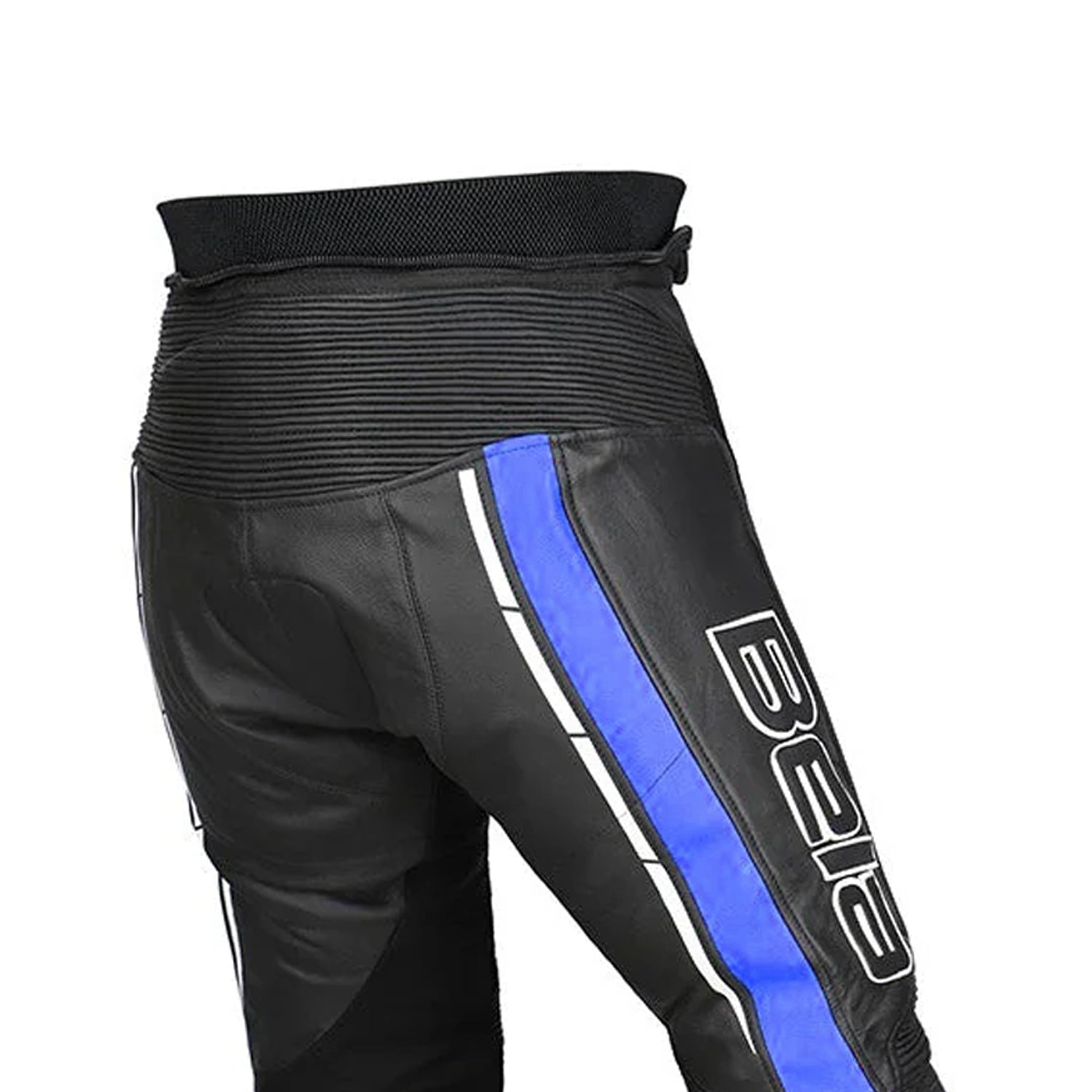 BELA ROCKET Moto Senhora Couro Calcs Preto Azul – 2 – Maximomoto PT