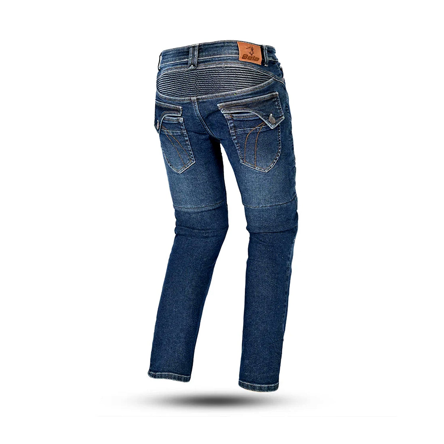 BELA ROSEKIN Denim Jeans Motorcycle Women's Pants Blue – 3 – Maximomoto PT