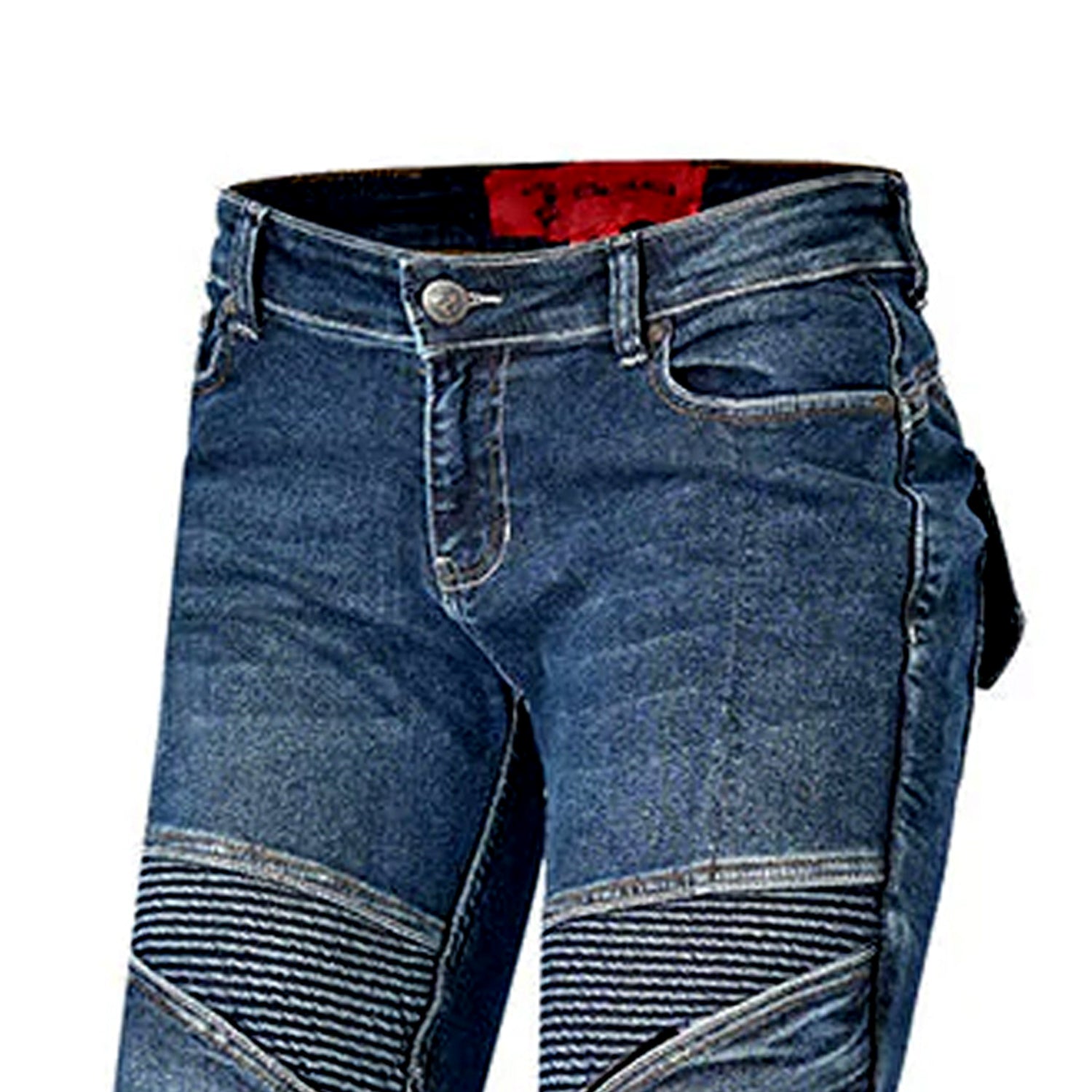 BELA ROSEKIN Denim Jeans Motorcycle Women's Pants Blue – 4 – Maximomoto PT