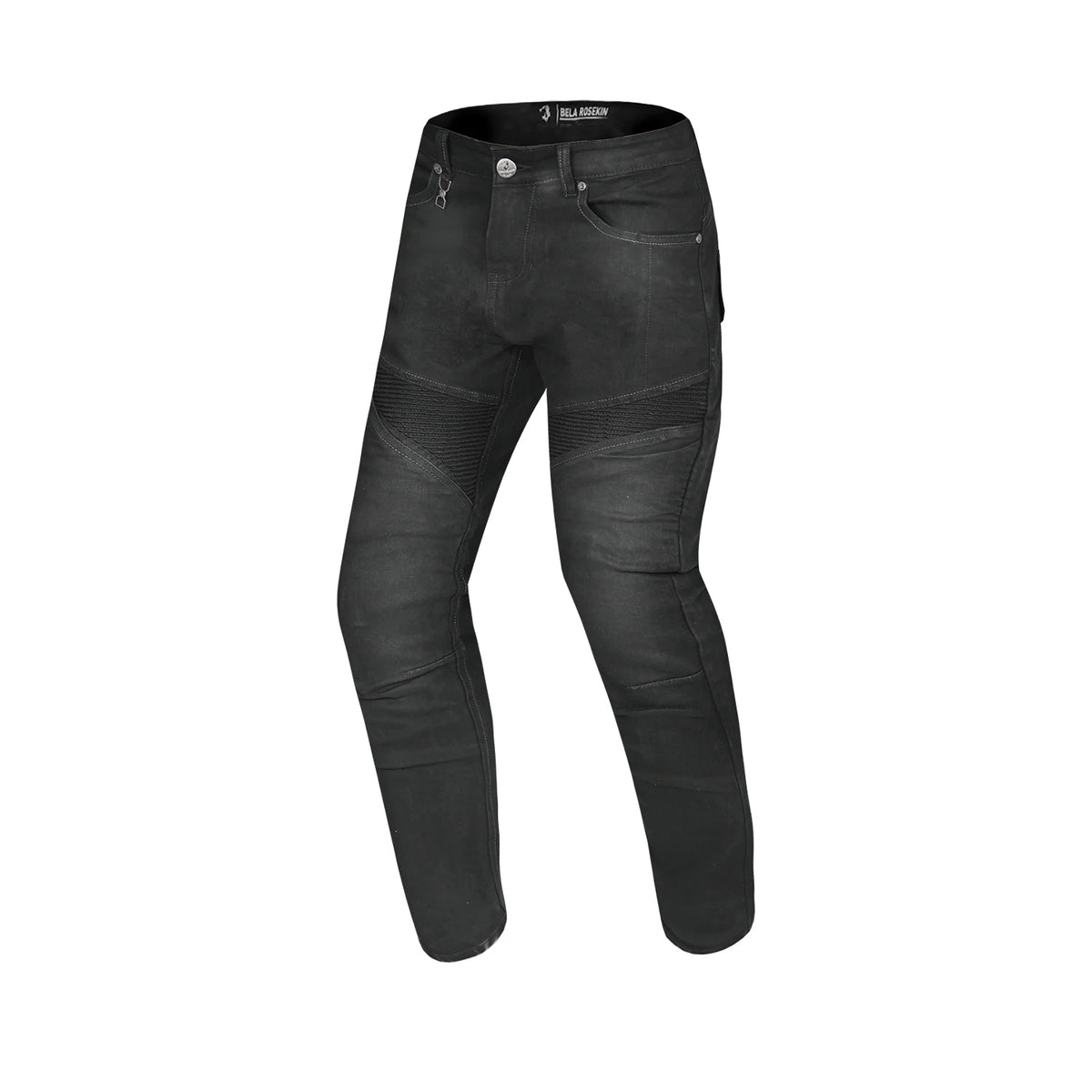 BELA ROSEKIN Denim Jeans Moto Senhora Calcas Preto Spray 30L