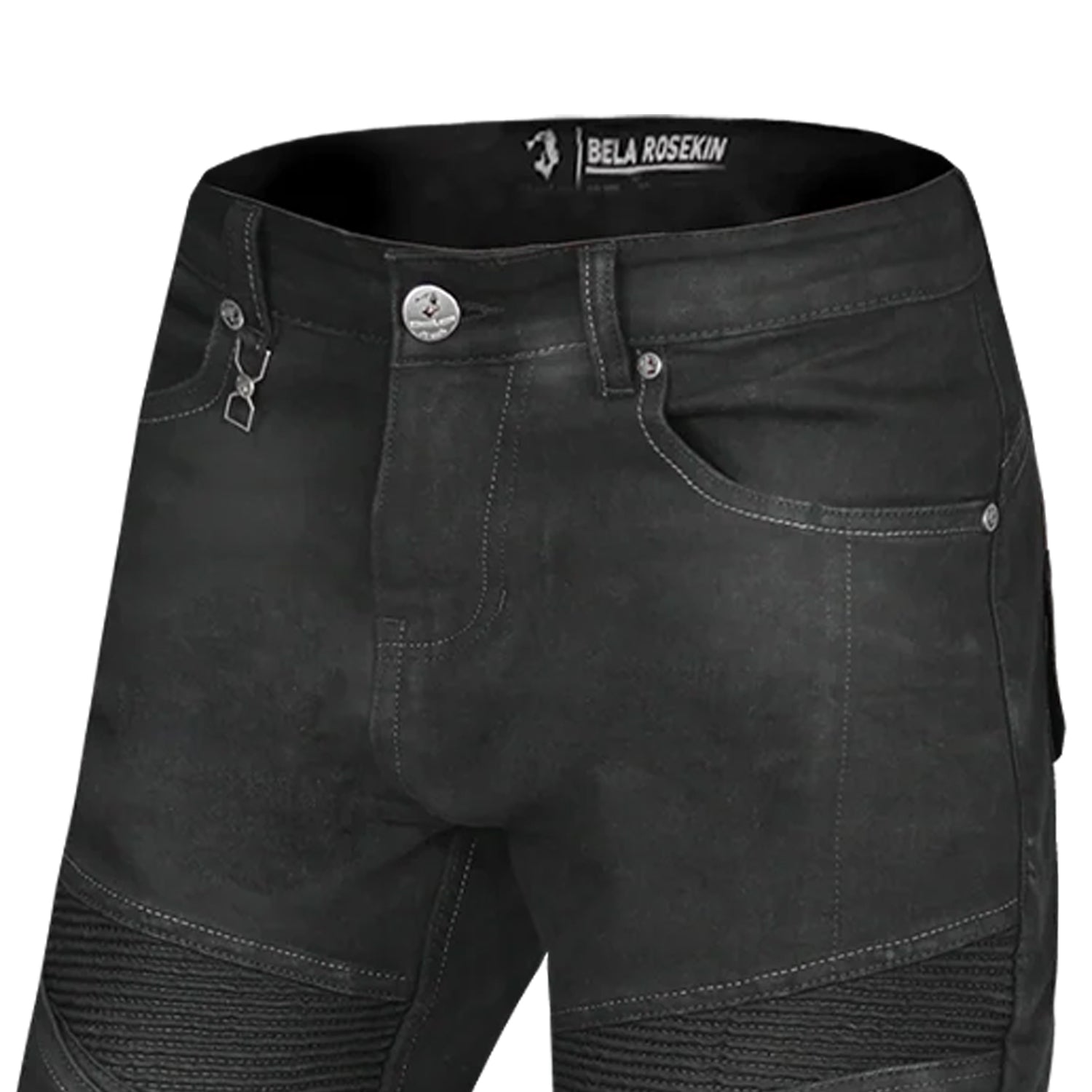 BELA ROSEKIN Denim Jeans Moto Senhora Calcas Preto Spray 30L – 6 – Maximomoto PT