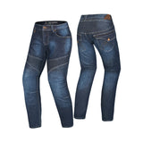 BELA ROSEKIN Denim Jeans Motorcycle Women's Pants Blue