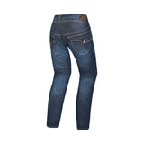 BELA ROSEKIN Denim Jeans Motorcycle Women's Pants Blue