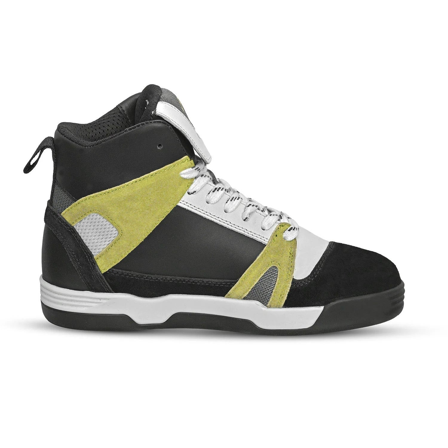 BELA ROVER Urbano Botas De Moto Homem Preto Branco Fluo Amarelo – 2 – Maximomoto PT