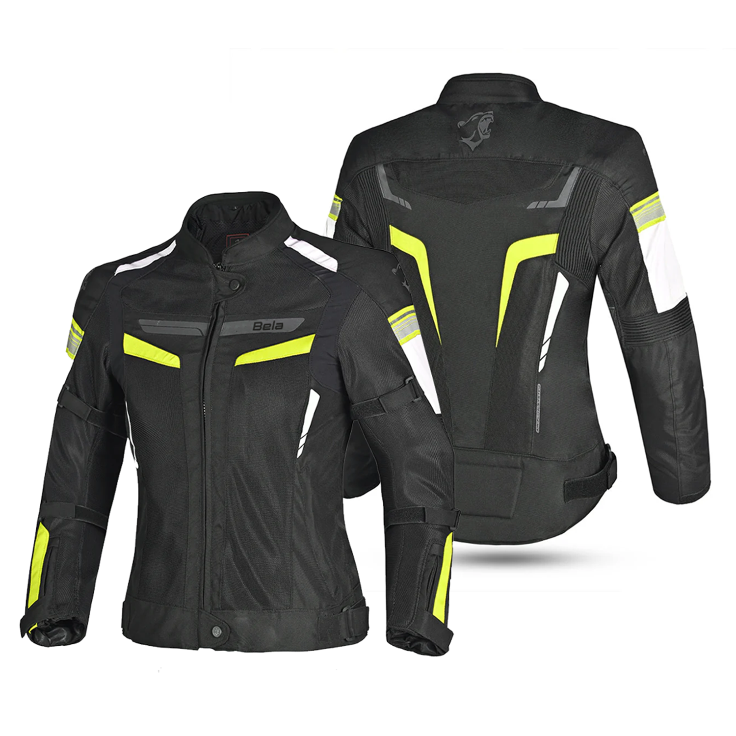 BELA SPRINTER Moto Senhora Textil Casacos Preto Amarelo Fluo – 2 – Maximomoto PT