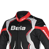BELA STAR LIGHT Moto Junior Textile Jackets Ice Red Black