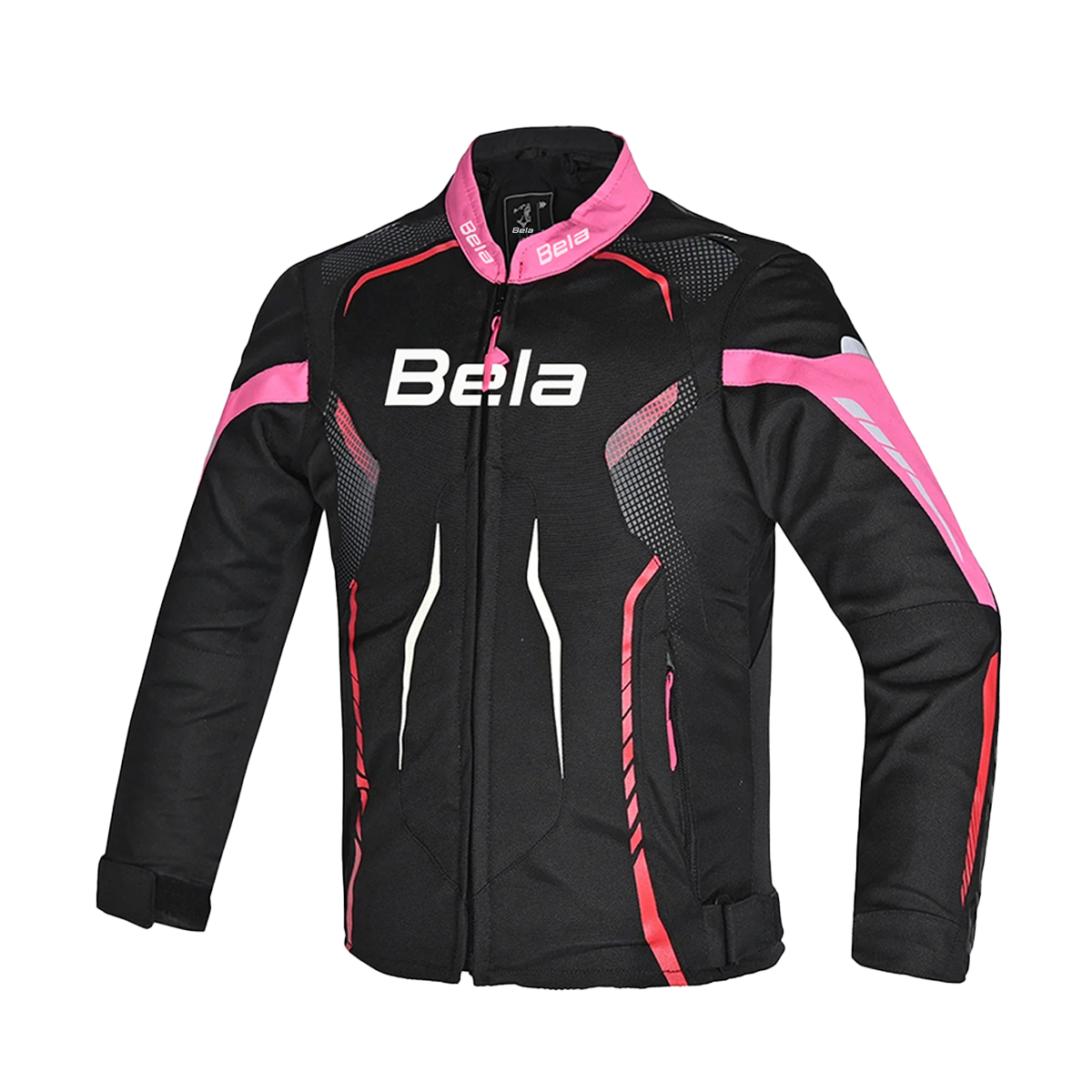 BELA STAR LIGHT Moto Junior Textile Jackets Black Pink – 1 – Maximomoto PT