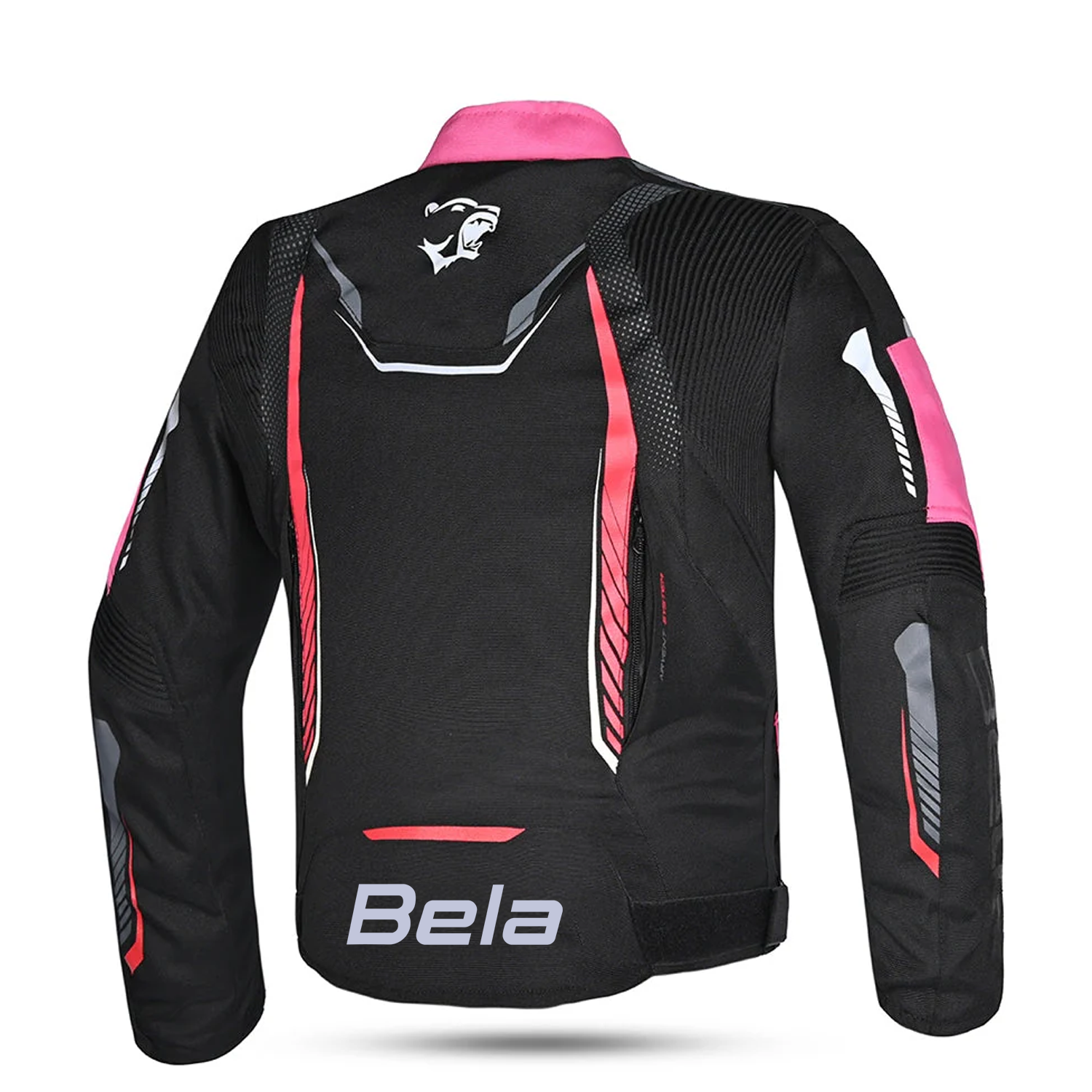BELA STAR LIGHT Moto Junior Textile Jackets Black Pink – 3 – Maximomoto PT