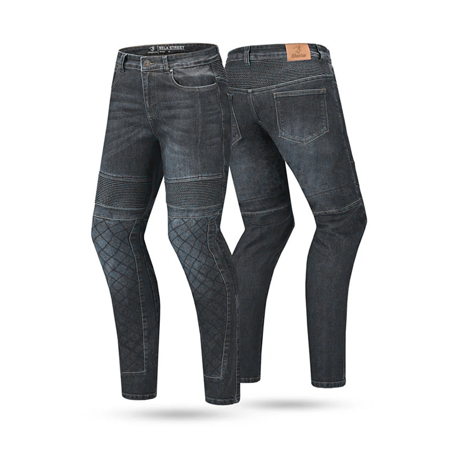 Beautiful women's street-style motorcycle pants in black. – 2 – Maximomoto PT