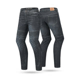 Beautiful women's street-style motorcycle pants in black.